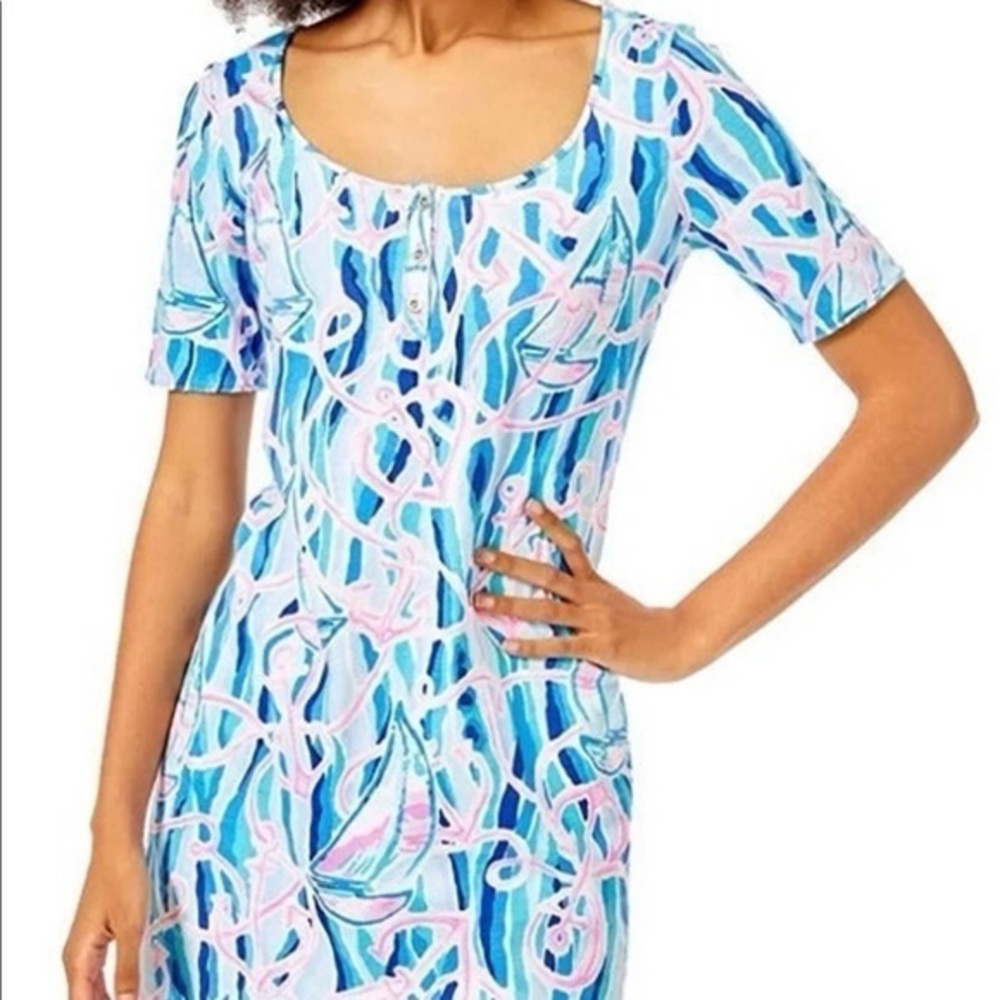 Sailboat and anchor Lily